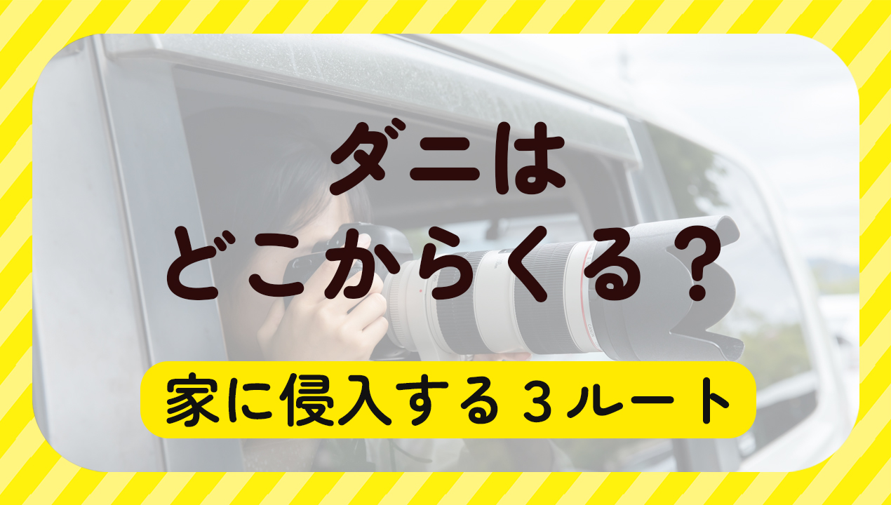 ダニはどこからくる？