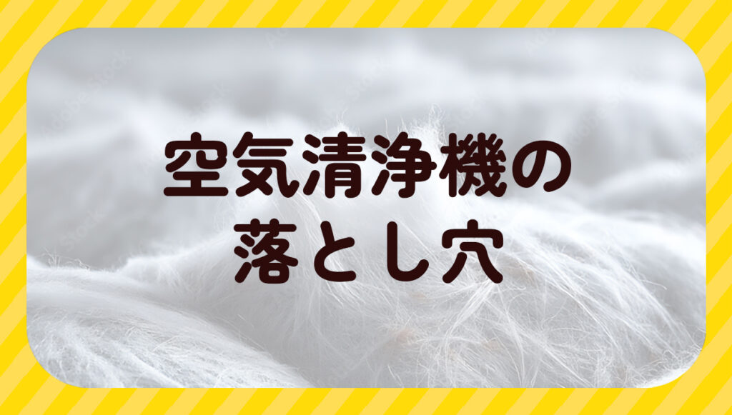 空気清浄機の落とし穴