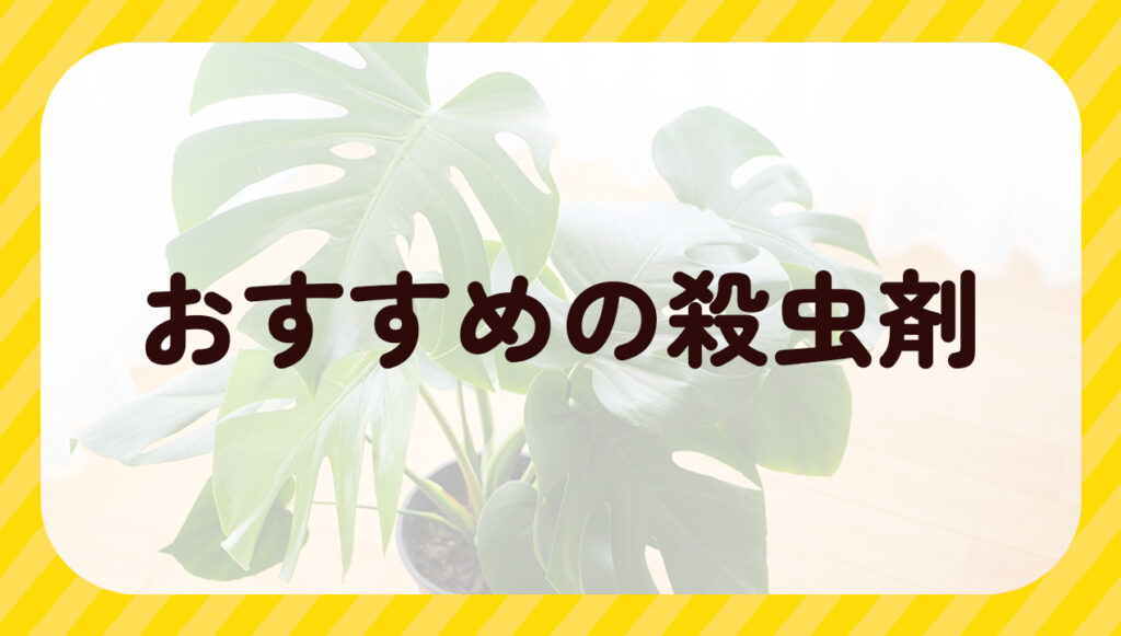 おすすめの殺虫剤